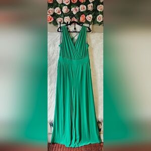 Torrid Studio Knit Surplice Tie Back Jumpsuit (NWOT)